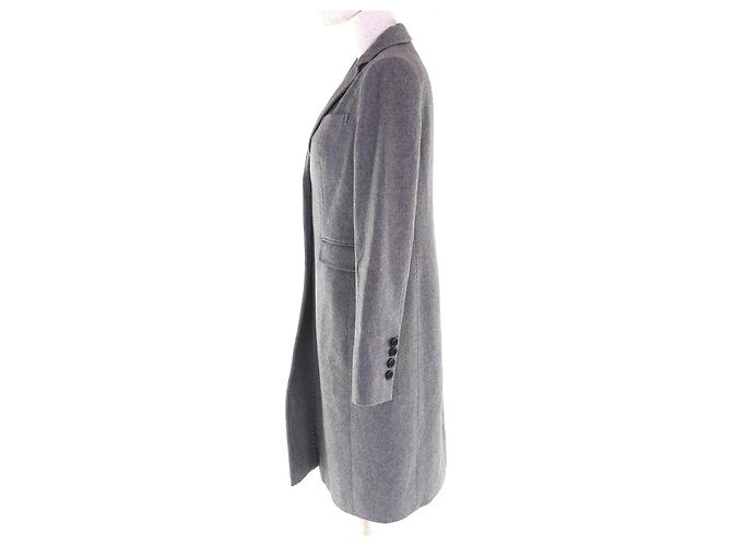 Autre Marque Abrigo de lana Aquascutum Castaño - vista 3