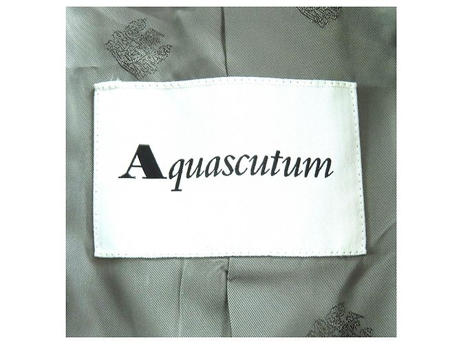 Autre Marque Abrigo de lana Aquascutum Castaño - vista 7