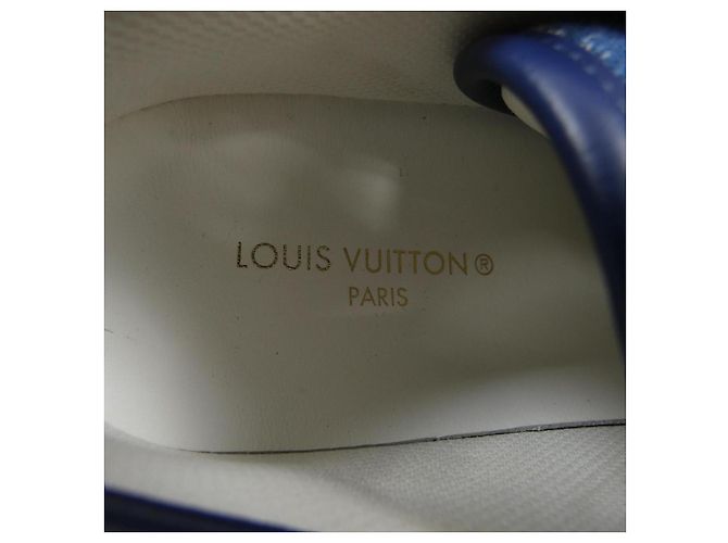 Sneakers Louis Vuitton LV Squad Blu - vista 6