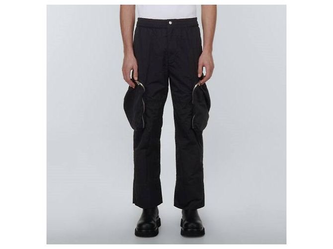 Bottega Veneta Nylon Cargo Hose Blau Marineblau - Ansicht 3