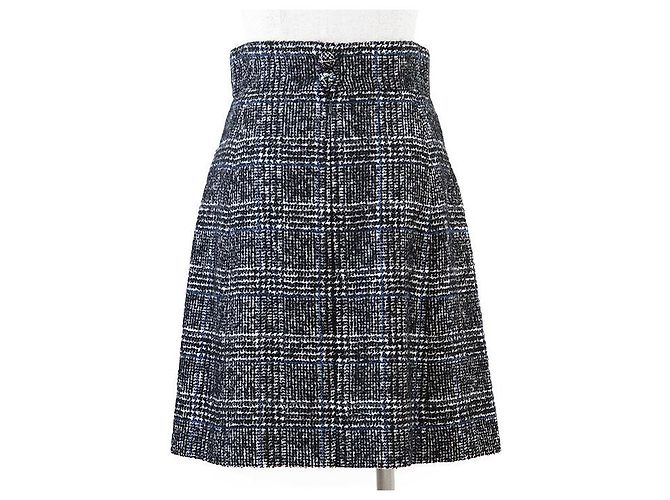Timeless Gonna in maglia di lana e nylon Chanel Multicolore - vista 6