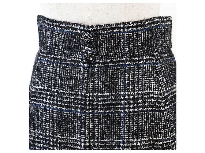 Timeless Gonna in maglia di lana e nylon Chanel Multicolore - vista 7