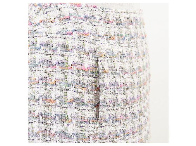 Timeless Falda de mezcla de algodón y tweed Chanel Multicolor - vista 6
