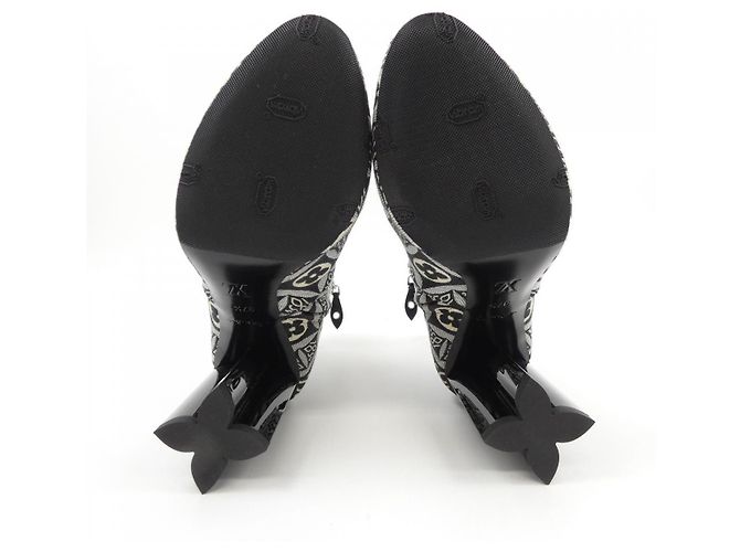 Louis Vuitton Silhouette Line Boots Braun Schwarz - Ansicht 4