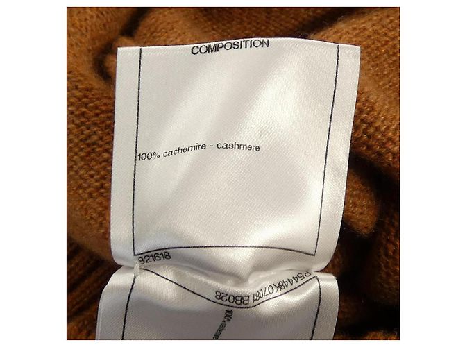 Timeless Chanel P54448K07081 Cárdigan 100% Cachemira Castaño - vista 3