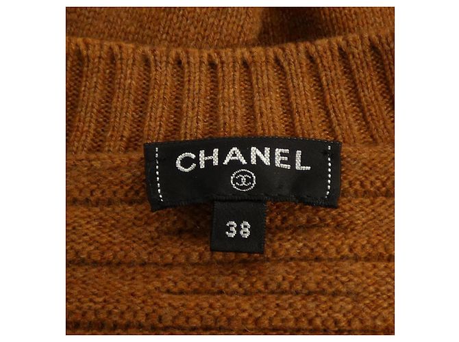 Timeless Chanel P54448K07081 Cárdigan 100% Cachemira Castaño - vista 5