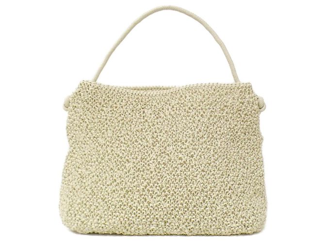 Autre Marque Borsa a tracolla ANTEPRIMA in PVC con dettagli in filo Beige - vista 2