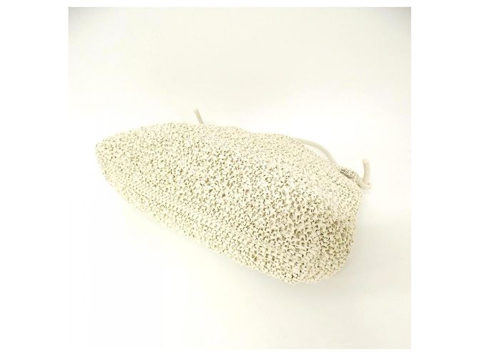 Autre Marque Borsa a tracolla ANTEPRIMA in PVC con dettagli in filo Beige - vista 3