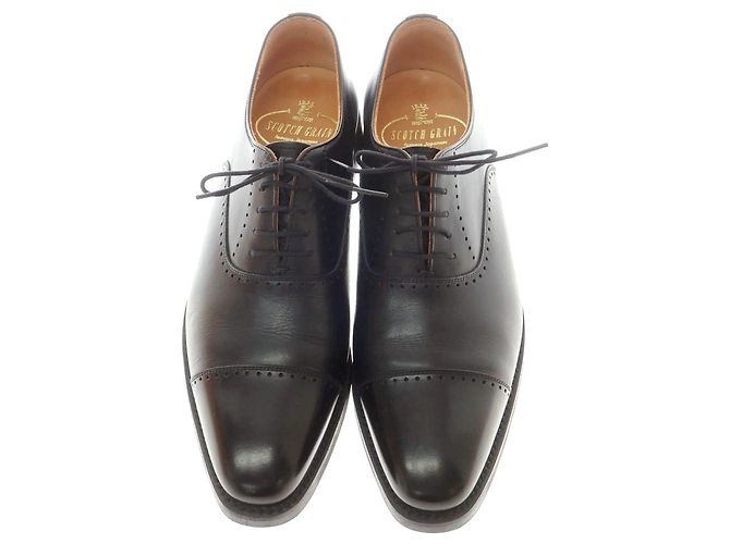 Autre Marque Scarpe stringate in pelle Scotch Grain Nero - vista 2