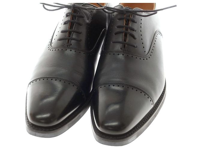 Autre Marque Scarpe stringate in pelle Scotch Grain Nero - vista 4