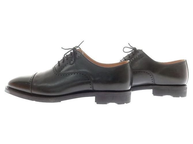 Autre Marque Scarpe stringate in pelle Scotch Grain Nero - vista 6