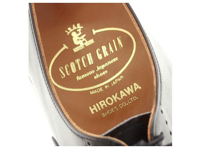 Autre Marque Scarpe stringate in pelle Scotch Grain Nero - vista 7