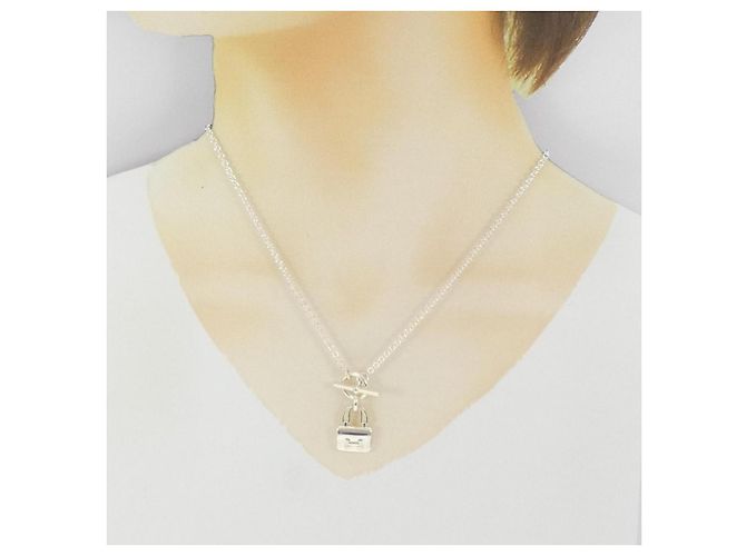 Hermès Hermes Amulet Constance Silber Halskette - Ansicht 6