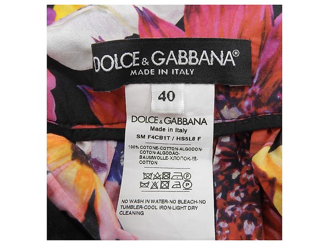 Dolce & Gabbana Falda Dolce&Gabbana con estampado floral Multicolor - vista 7