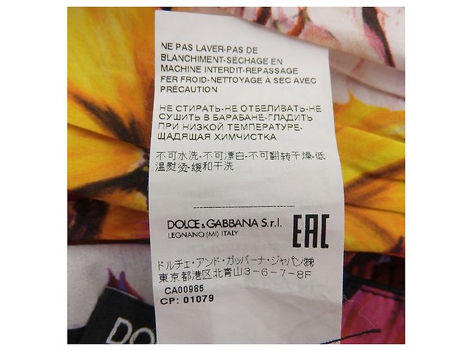 Dolce & Gabbana Falda Dolce&Gabbana con estampado floral Multicolor - vista 8
