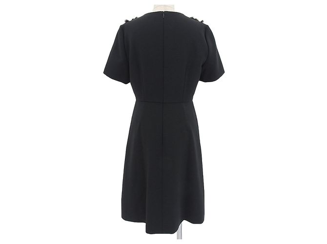 Vestido de visón Fendi Negro - vista 2