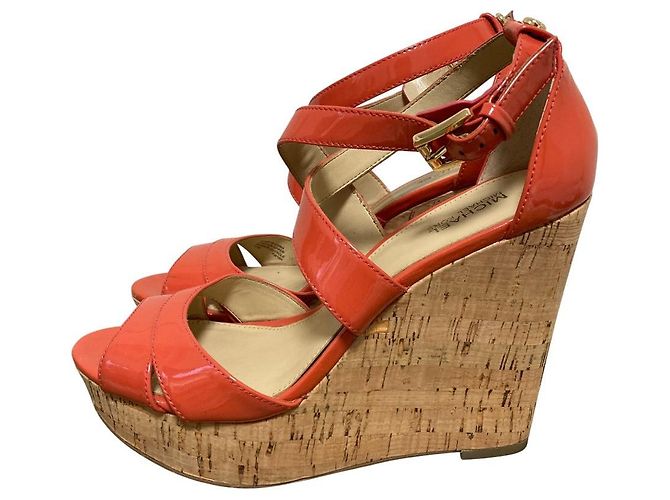 Sandali con zeppa Michael Kors Arancione - vista 3