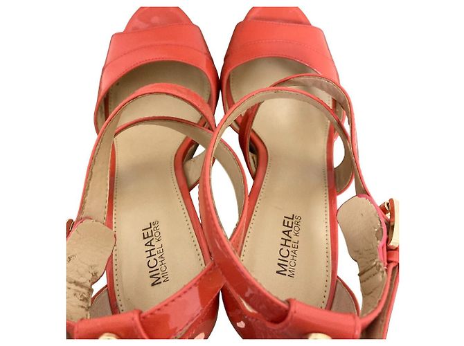 Sandali con zeppa Michael Kors Arancione - vista 6