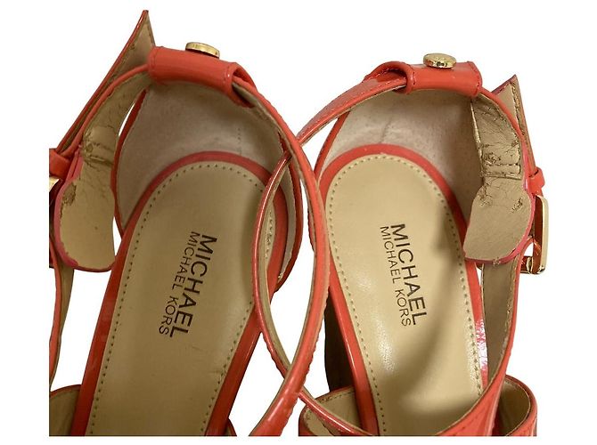 Sandali con zeppa Michael Kors Arancione - vista 8