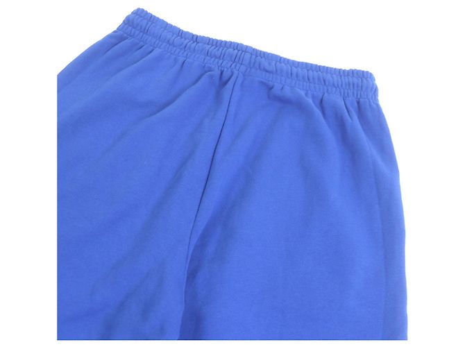 Céline Pantalones de chándal de algodón con estampado de logo Celine Azul - vista 4