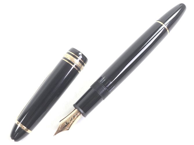 Montblanc Meisterstück 14K Füllfederhalter Schwarz - Ansicht 2