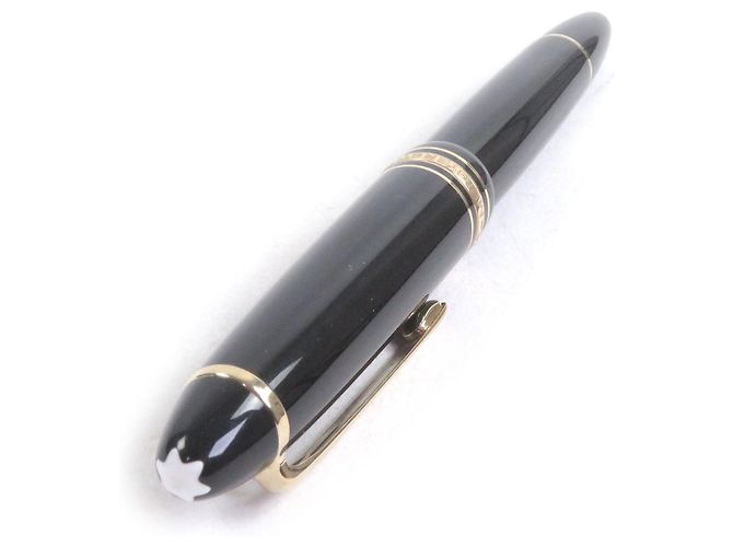 Montblanc Meisterstück 14K Füllfederhalter Schwarz - Ansicht 3