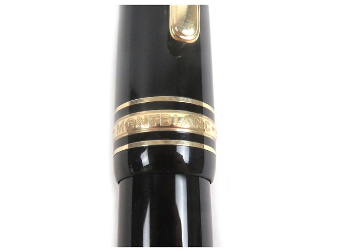 Montblanc Meisterstück 14K Füllfederhalter Schwarz - Ansicht 6
