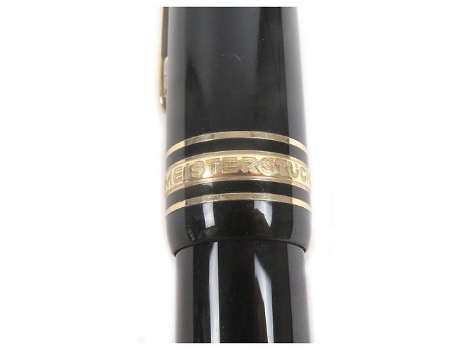 Montblanc Meisterstück 14K Füllfederhalter Schwarz - Ansicht 7