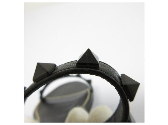 Sandali in pelle Valentino Garavani Rockstud Nero - vista 18