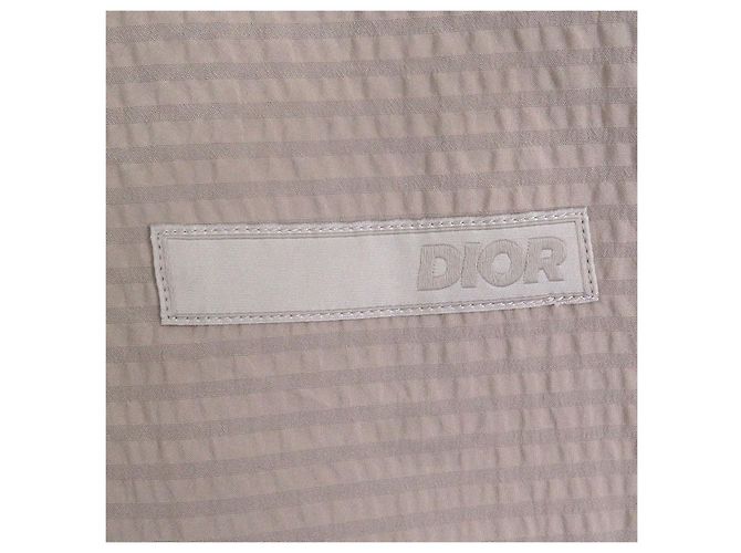 Dior Kurzarmhemd aus Stoff mit Karomuster Beige - Ansicht 4