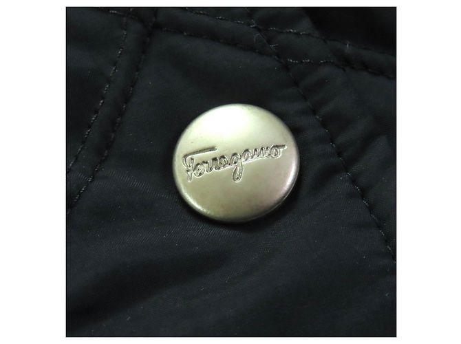 Polyesterjacke Salvatore Ferragamo Schwarz - Ansicht 7