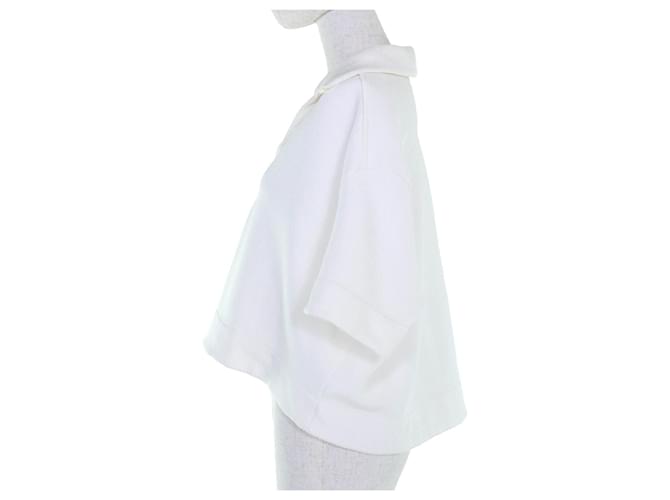 Jil Sander Pullover aus Rayon Weiß - Ansicht 2