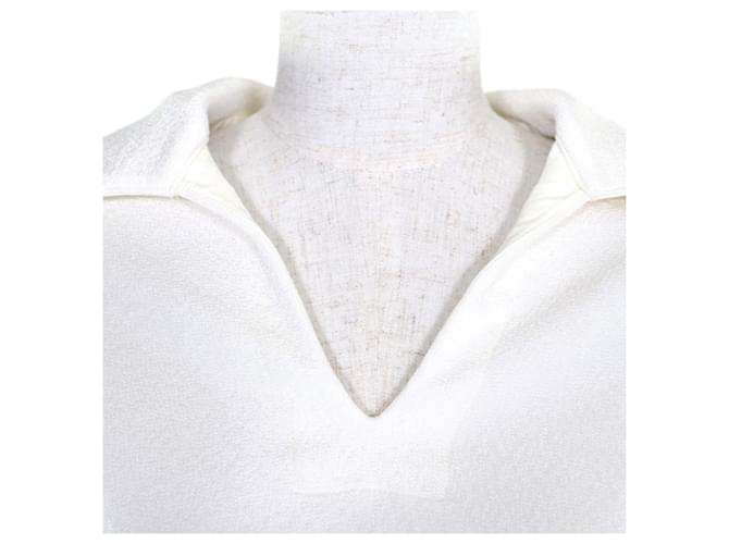 Jil Sander Pullover aus Rayon Weiß - Ansicht 4