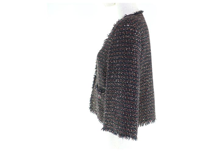 Timeless Chaqueta Chanel de nylon sin cuello Multicolor - vista 2