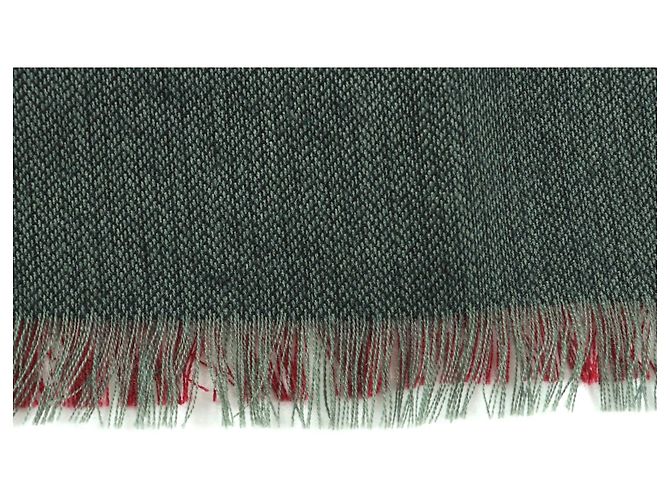 Sciarpa in cashmere Hermès Stall Rosso - vista 12
