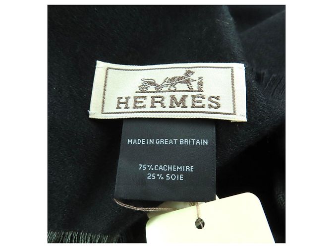Sciarpa in cashmere Hermès Stall Rosso - vista 13