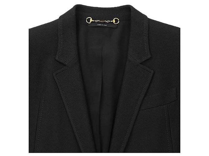 Chaqueta de rayón Gucci Negro - vista 6