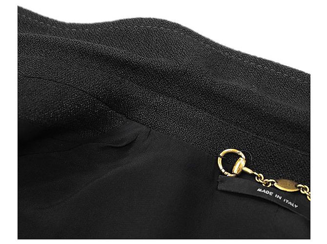 Chaqueta de rayón Gucci Negro - vista 8