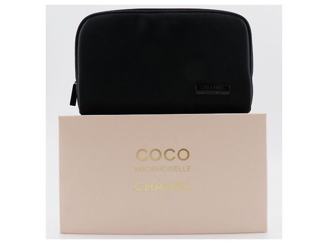 Pochette Chanel Mademoiselle Nylon Nero - vista 8