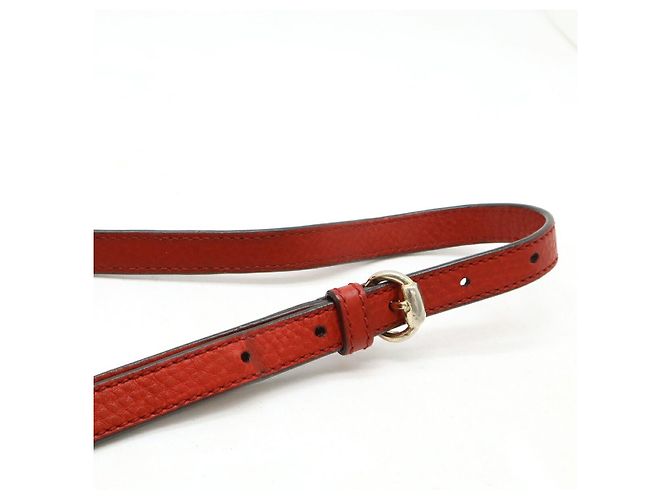 Borsa a tracolla Gucci Soho Small Disco in pelle Rosso - vista 5
