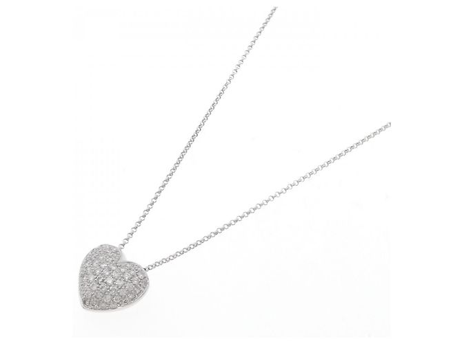 Autre Marque Collana in oro bianco Au750 e diamanti Argento - vista 2