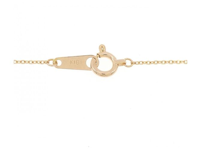 Autre Marque Au750 farbige Stein Halskette Golden - Ansicht 5