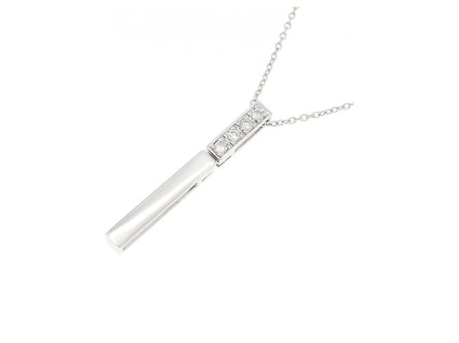 Autre Marque Collana in oro bianco Au750 e diamanti Argento - vista 3