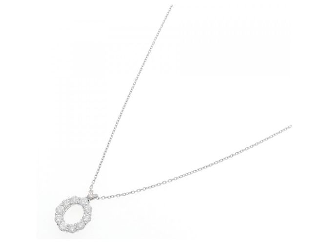 Autre Marque Collana in diamanti Royal Asscher in platino Argento - vista 2