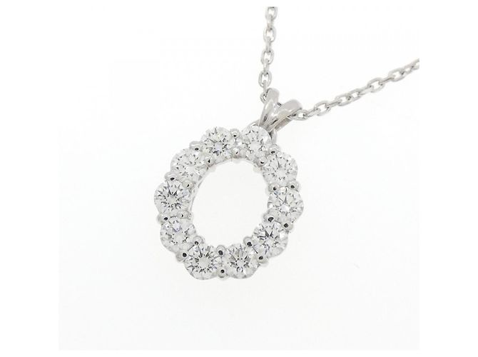 Autre Marque Collana in diamanti Royal Asscher in platino Argento - vista 3