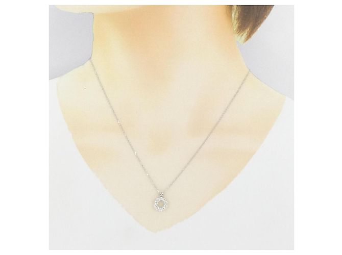 Autre Marque Collana in diamanti Royal Asscher in platino Argento - vista 6