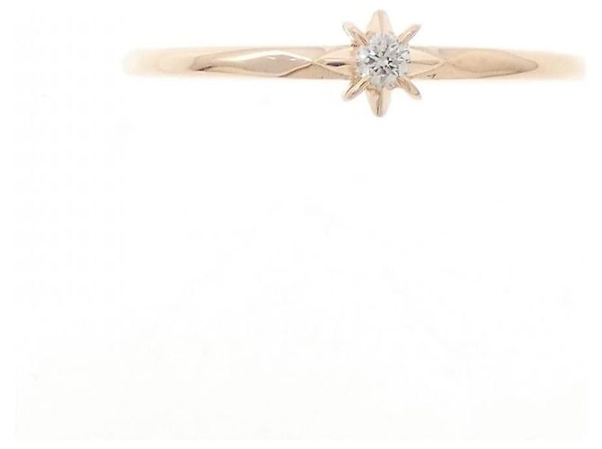 Autre Marque Anello Kumikyoku K10 Oro Rosa e Diamante - vista 2