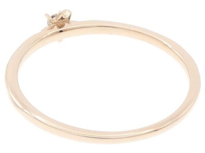 Autre Marque Anello Kumikyoku K10 Oro Rosa e Diamante - vista 3