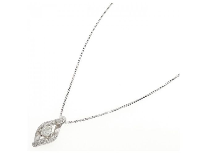 Autre Marque Collana di Diamanti PT900 PT850 Argento - vista 2