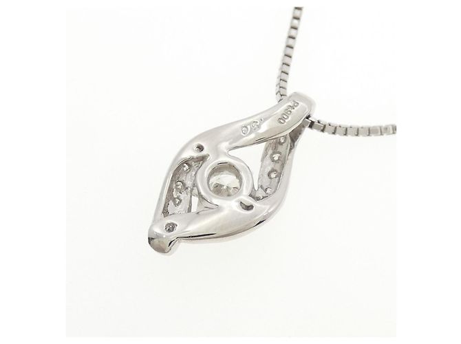 Autre Marque Collana di Diamanti PT900 PT850 Argento - vista 4